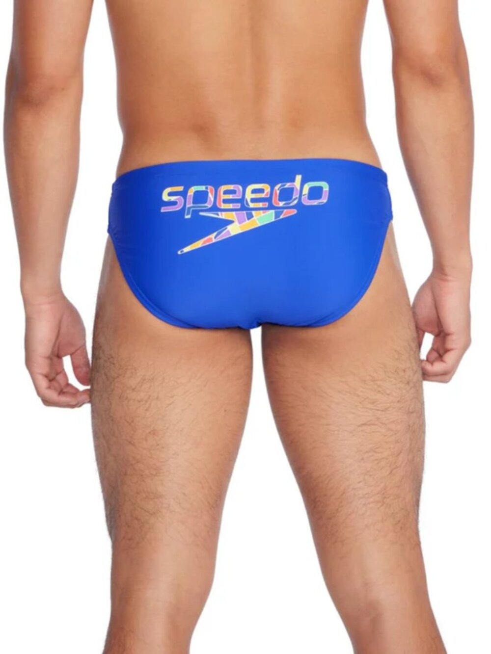 Speedo racer swimming brief shorts pride Puzzle rainbow LGBTQ+ swim men new 30